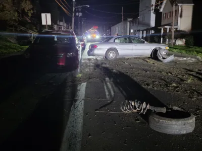 Part of South Williamsport left without power, road temporarily closed, after early morning crash